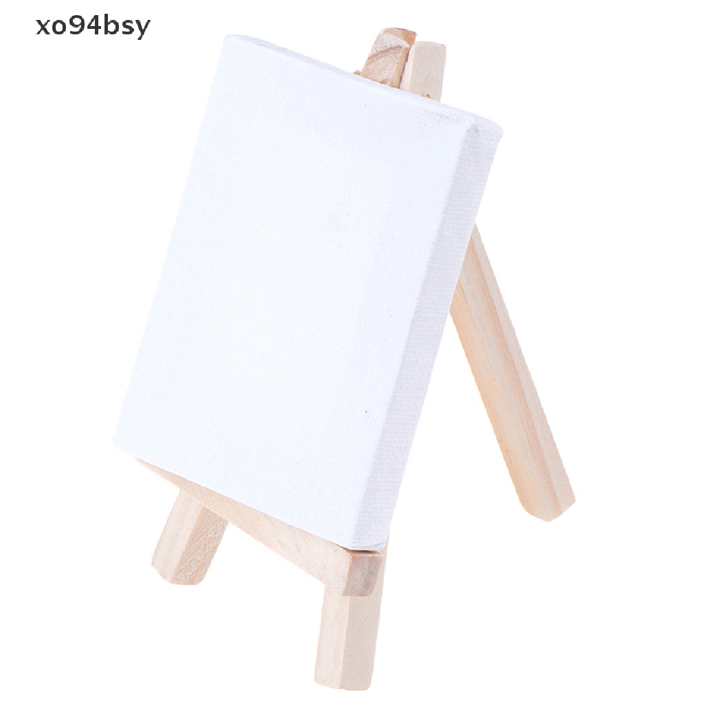 Giá Đỡ Ba Chân Mini Bằng Gỗ Và Vải Bạt Dùng Trưng Bày Tranh Vẽ xo94bsy