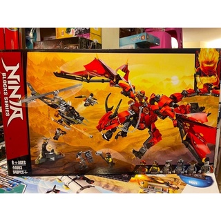 Lắp ráp rồng Ninja 70653 - Sy 44003 ( Xếp hình Ninjago rồng lửa đỏ của kai 940 mảnh)