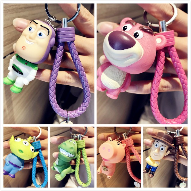 Móc khóa hình nhân vật trong Toy Story nhiều mẫu tùy chọn