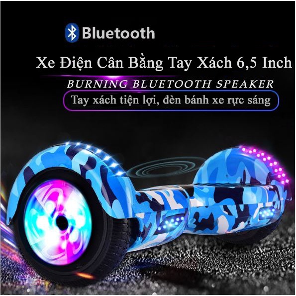 Xe điện cân bằng 2 bánh Smart Balance 6.5 inch hàng NEW 100% Tặng tay cầm , đồ bảo hộ , sạc nhanh BẢO HÀNH 12 THÁNG