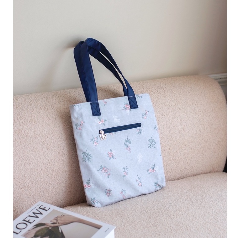 Túi vải tote bag nữ đẹp vintage dễ thương nhiều ngăn khoá kéo cao cấp Gumely ViAnh Store GU02