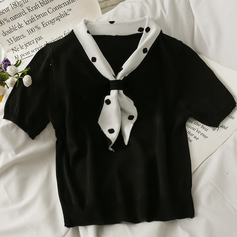 Áo Nữ Tay Bồng Cổ Thắt Nơ Họa Tiết Chấm Bi Thời Trang 2021 | BigBuy360 - bigbuy360.vn