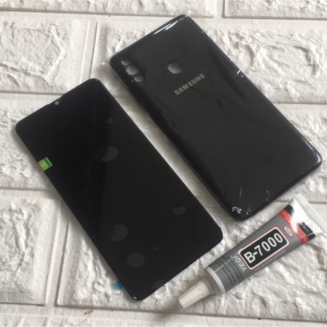 Combo Bộ Vỏ + Màn Hình Samsung Galaxy A20s Zin Hàng Cao Cấp Tặng 1 Tuýp Keo B-7000