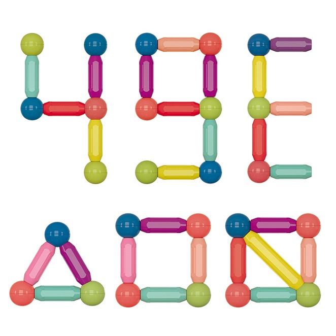 Bộ Đồ Chơi Xếp Hình Nam Châm Magnetic Sticks, Xếp Hình Lego Thông Minh Cho Bé, Đồ Chơi Trẻ Em Phát Triển Trí Tuệ