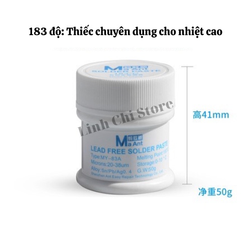 Chì hàn làm chân chính hãng Ma Ant 138° 158° 183° 217°