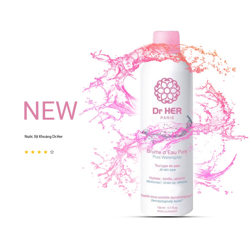 Xịt khoáng Dr HER Paris (150ml) | BigBuy360 - bigbuy360.vn