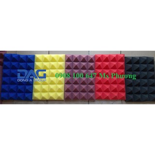 MÚT TIÊU ÂM HÌNH GAI (KT 50x50x5cm) KIM TỰ THÁP NHIỀU MÀU