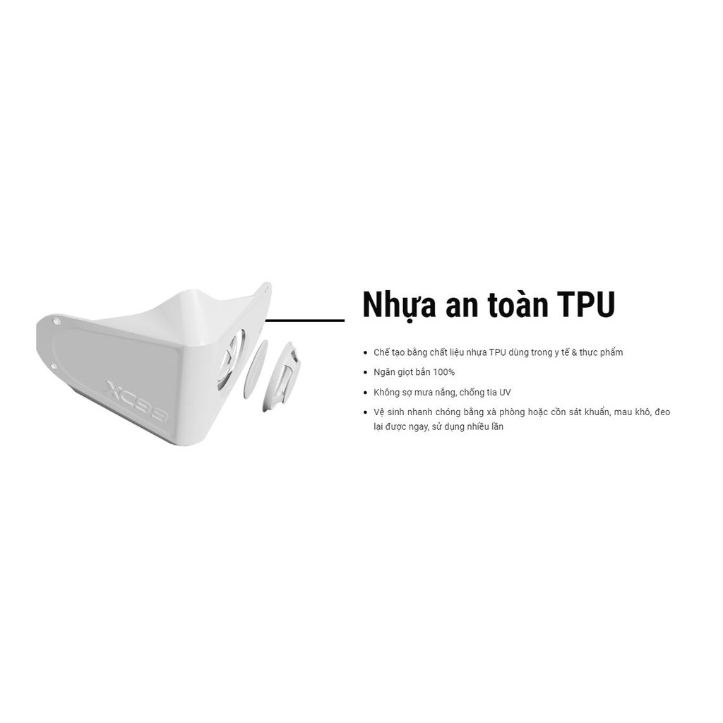 (Sẵn) Khẩu Trang Nhựa an toàn TPU, Mở Face ID, chống tia UV tặng kính trong suốt | BigBuy360 - bigbuy360.vn