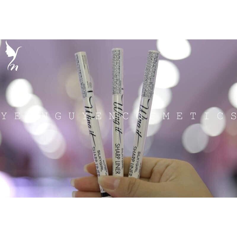 Kẻ Mắt Nước Silky Girl Wing IT Sharp Liner