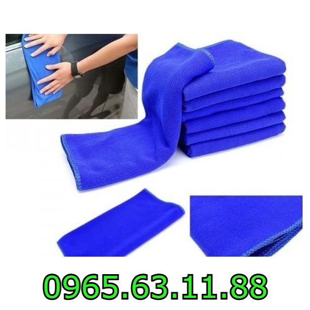 Khăn lau xe 50x100cm chuyên dụng KHỔ LỚN sợi siêu nhỏ, thấm hút tốt, dày dặn