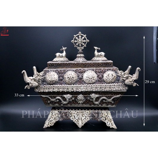 [PHÁP BẢO MINH CHÂU] LƯ XÔNG PHÁP LUÂN HƯƠU ĐỒNG TRẮNG 13&quot;