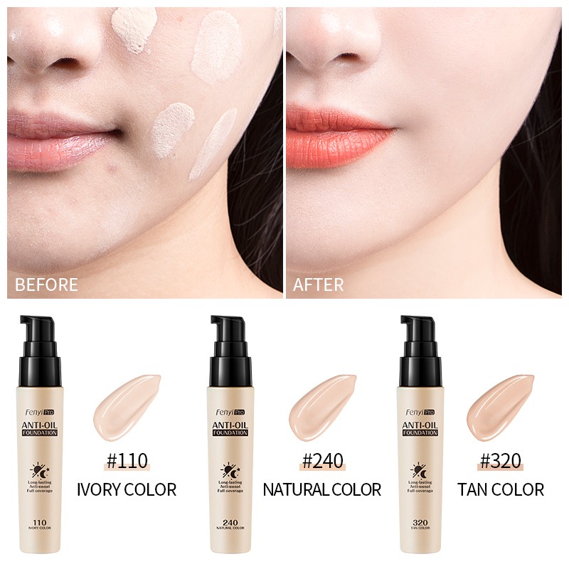Kem Nền Fenyi Pro Che Khuyết Điểm Dạng Lỏng Lâu Trôi Chống Thấm Nước 30ml