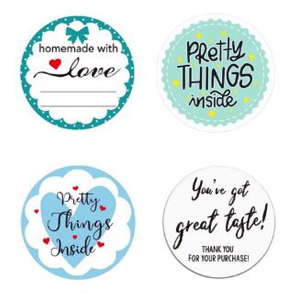 1 Inch Roll Wedding Party Sticker Sticker Heart-Shaped Sticker Handmade Craft