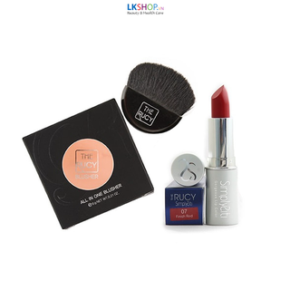 [CHÍNH HÃNG HÀN QUÔC] Bộ trang điểm Colorful 07 (Phấn má hồng THE RUCY #3, SON SIMPLYSITI TINTLIPSTICK SLLVER #7)