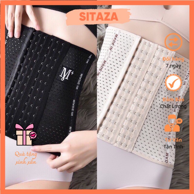 Gen Nịt Bụng Chống Cuộn Thế Hệ Mới 💞 FREESHIP 💞 Đai Nịt Bụng Sau Sinh - 6 Nấc Cài - SITAZA SHOP