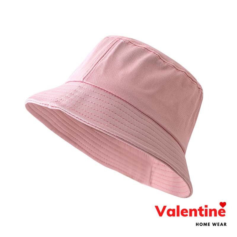 Mũ nữ vành tròn, nón nữ vải cotton thân thiện phong cách Hàn Quốc mã VAM0061
