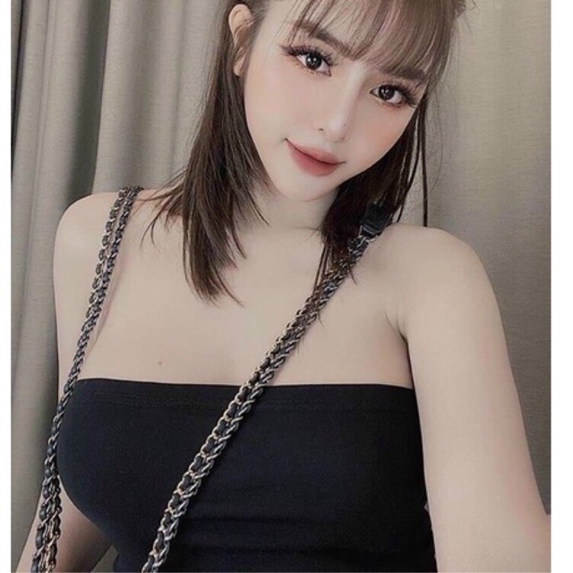 Áo ống trơn bacis thun borip dày lên fom cực chuẩn [Hình thật trải sàn, full màu]