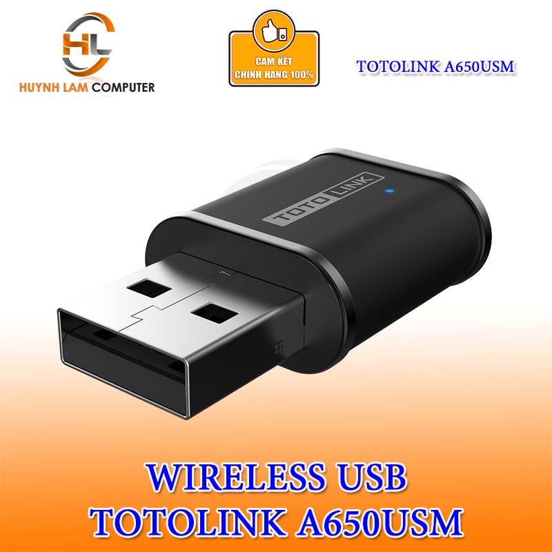 USB WiFi Totolink A650USM AC650 băng tần kép - Hàng chính hãng