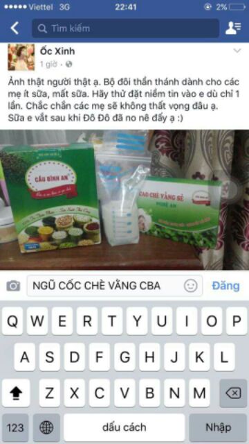 Combo chè vằng và ngũ cốc lợi sữa Cầu Bình an
