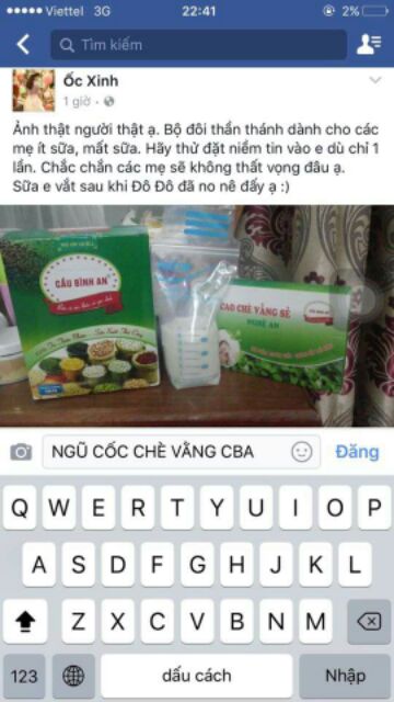 Combo chè vằng và ngũ cốc lợi sữa Cầu Bình an