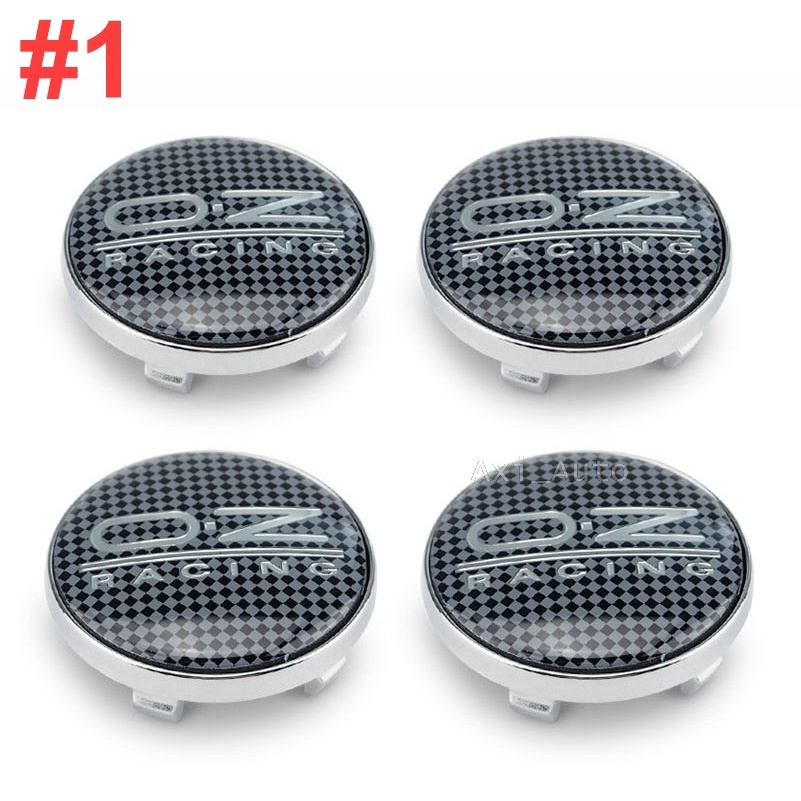 4 chiếc / bộ Logo O.Z OZ Racing 60mm Car Wheel Center Hub Caps Cover cho VW Volkswagen Audi Skoda SEAT, v.v.