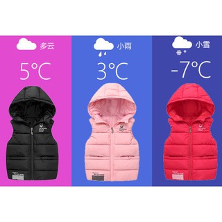 Áo khoác gile phao "size đại" cho bé trai và gái ( 18 - 40kg )