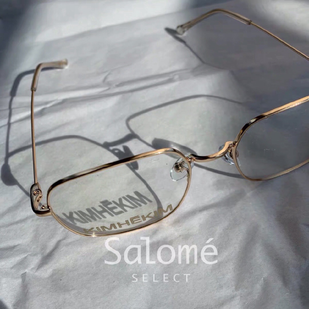 Mắt kính gọng kim loại phong cách thời trang dành cho nam và nữ