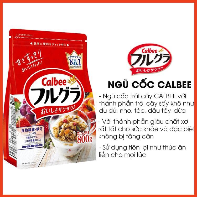 Ngũ Cốc Calbee Nhật Bản Gói 800G | Nội Địa Nhật
