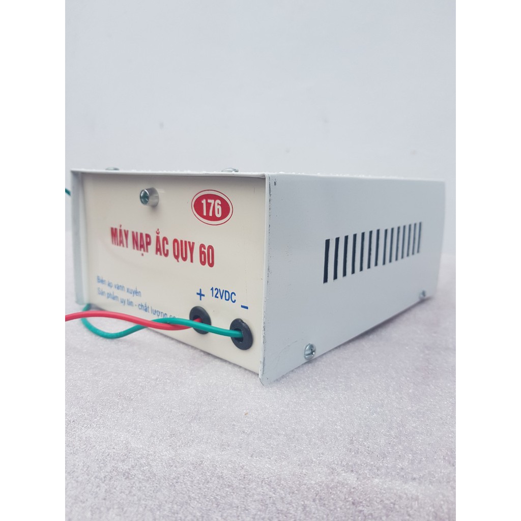 Sạc Acquy 12V.DÂY ĐỒNG 100%.SẠC BÌNH 1-60AH .hàng công ty 176 VIỆT NAM