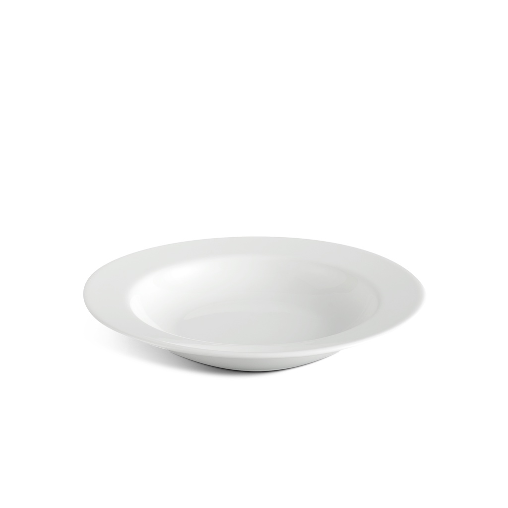 Dĩa Súp Minh Long Trắng Ngà - Jasmine Lys - 17 cm