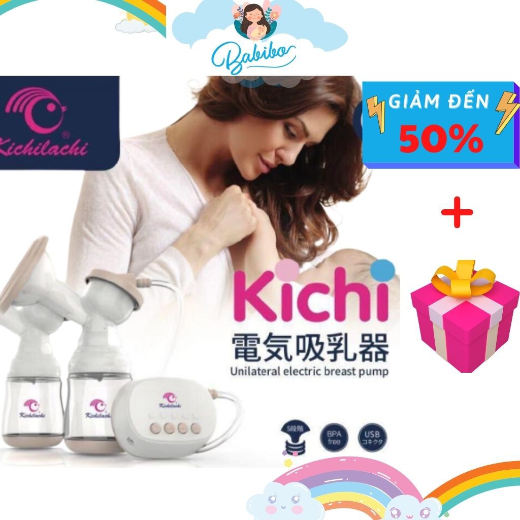 Máy Hút Sữa Cầm Tay Kichilachi, Máy hút sữa đơn tiện lợi ở mọi nơi không cần sử dụng điện, An Toàn, Tiết Kiệm- BabiboKid