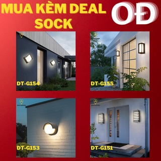 Đèn trang trí tường led hắt 2 đầu ngoài trời dtg153 - dtg154 - dtg155 - dtg151 anta lighting