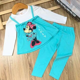 Set bộ tay dài bé gái 10kg- 20kg