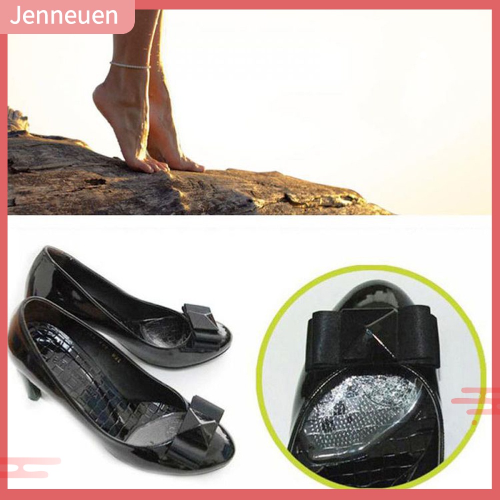 Bộ 2 Miếng Đệm Gel Lót Giày Cao Gót Trong Suốt Co Giãn Chống Trượt