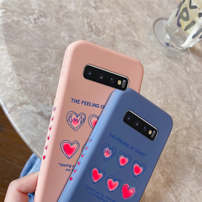 Ốp điện thoại silicon chống sốc cho Samsung galaxy S10 4G 5G S10E S10 Lite S10 Plus S9 Plus