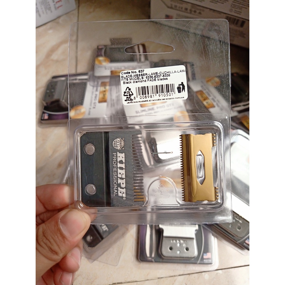 Lưỡi tông đơ kiepe lắp được cho tông wahl