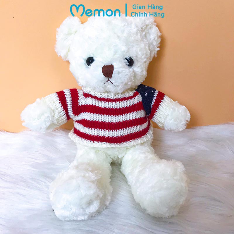 Gấu Bông Teddy Áo Len Cờ Mỹ Cao Cấp Memon