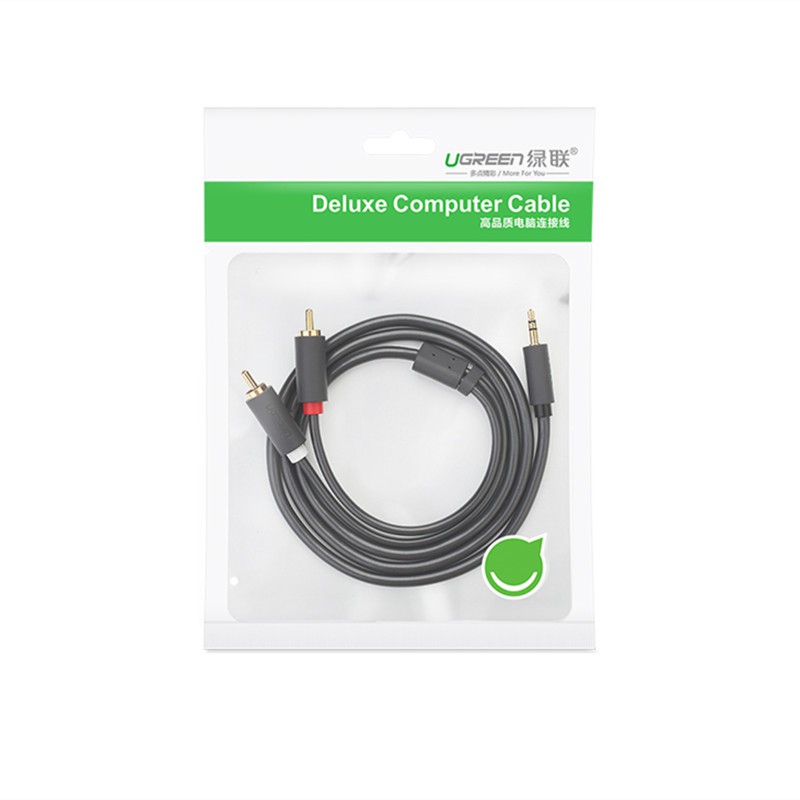 Bộ chia giắc cắm tai nghe 2rca sang 3.5mm