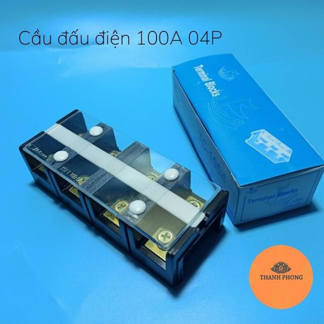 Cầu Đấu Điện 60A 100A 04P Domino Terminal