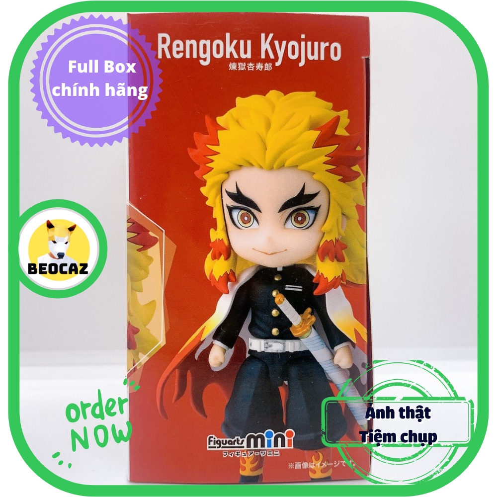 Mô hình Anime Rengoku KyoujurouThanh Gươm Diệt Quỷ Kimetsu No Yaiba Demon Slayer Beocaz Figuarts mini Chính Hãng Bandai