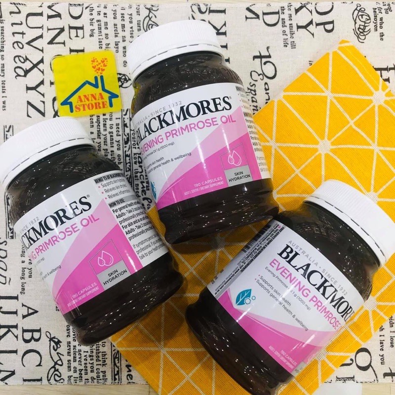 Blackmores Evening Primrose Oil 190 Caps viên uống tinh dầu hoa anh thảo