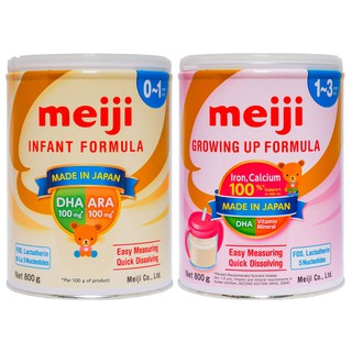 Sữa bột Meiji Infant,GrowingUp Formula 800g - Hàng chính hãng