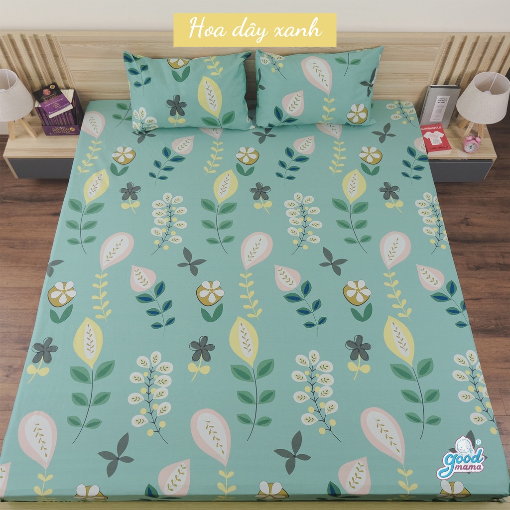 Ga chống thấm cotton Goodmama, Drap giường cao cấp cho bé nằm trực tiếp, không nóng bí, kháng khuẩn tự nhiên | BigBuy360 - bigbuy360.vn