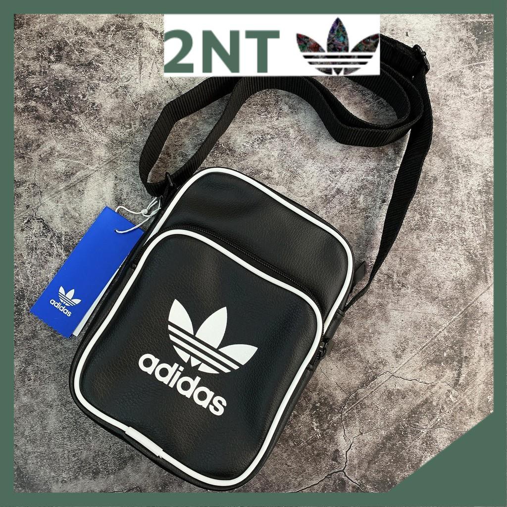 Túi đeo chéo adidas nam nữ, chất da mềm dữ fom cực tốt, túi thể thao phù hợp với tất cả các anh em