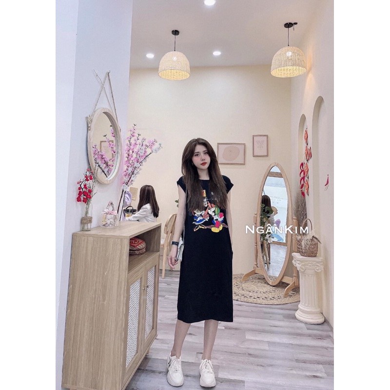 Xả kho nghỉ bán váy suông micky dáng rộng cực đẹp
