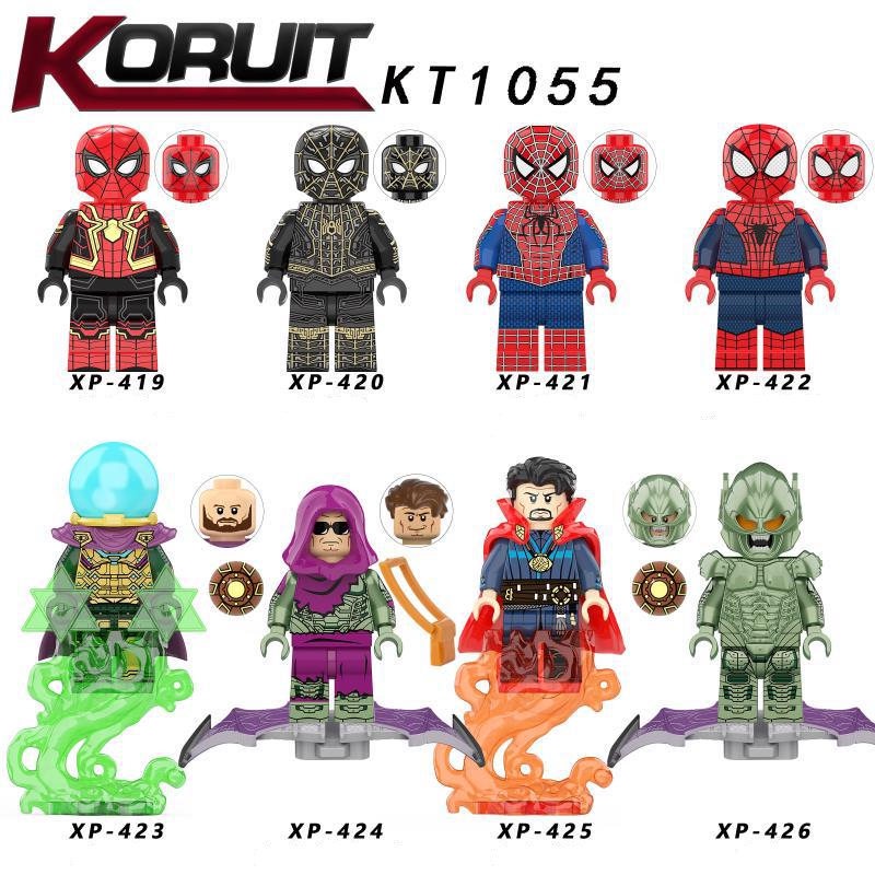 Mô hình lắp ráp nhân vật Spiderman Doctor Strange Green Goblin KT1055
