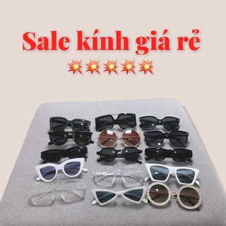 Kính mát thời trang, thanh lí kính mới 90%