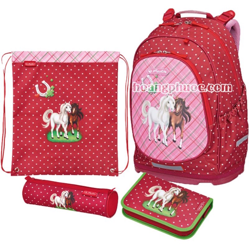 Balo chống gù tiểu học Bliss thương hiệu Herlitz Đức(hàng chính hãng) - Horse