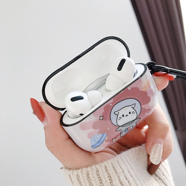 Vỏ Airpods Cover bảo vệ bao đựng tai nghe Gấu Vũ Trụ - Airpods 1/2/Pro