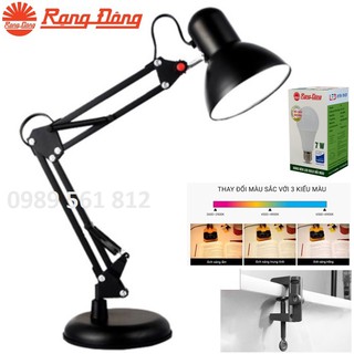 Đèn bàn/ kẹp bàn Pixar chống cận LED đổi màu 7W Rạng Đông [FULL BOX]